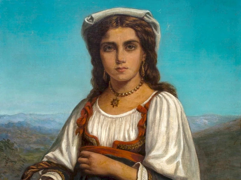 1813-Auguste Charpentier - La giovane spigolatrice, 1869